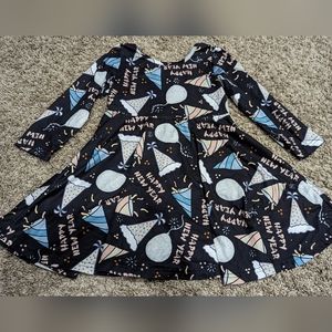 4t Boutique New years eve milk silk twirl dress